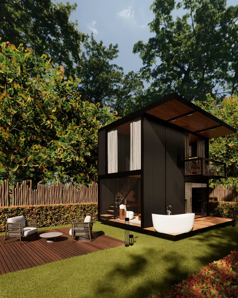 Tiny house Modelo Horizonte — 48 m²
